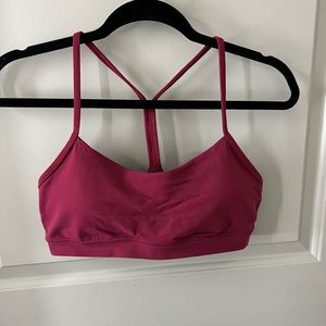 GUC Lululemon Flow Y Bra Red Size 10